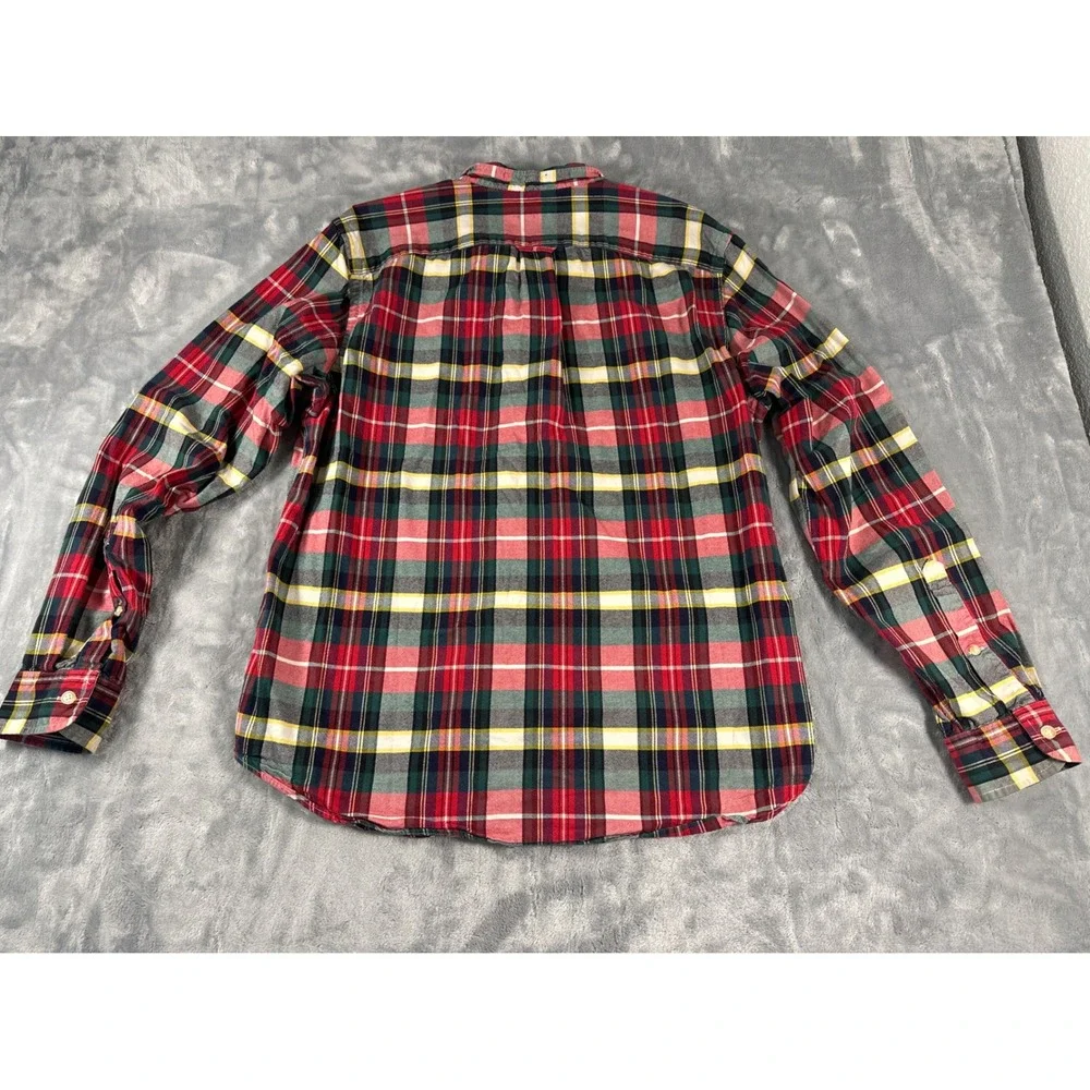 J Crew Oxford Plaid Button Down‎ Shirt